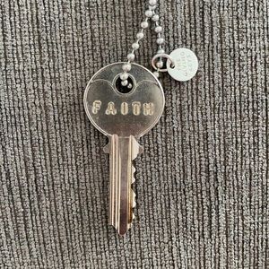 The Giving Key classic key necklace in silver.